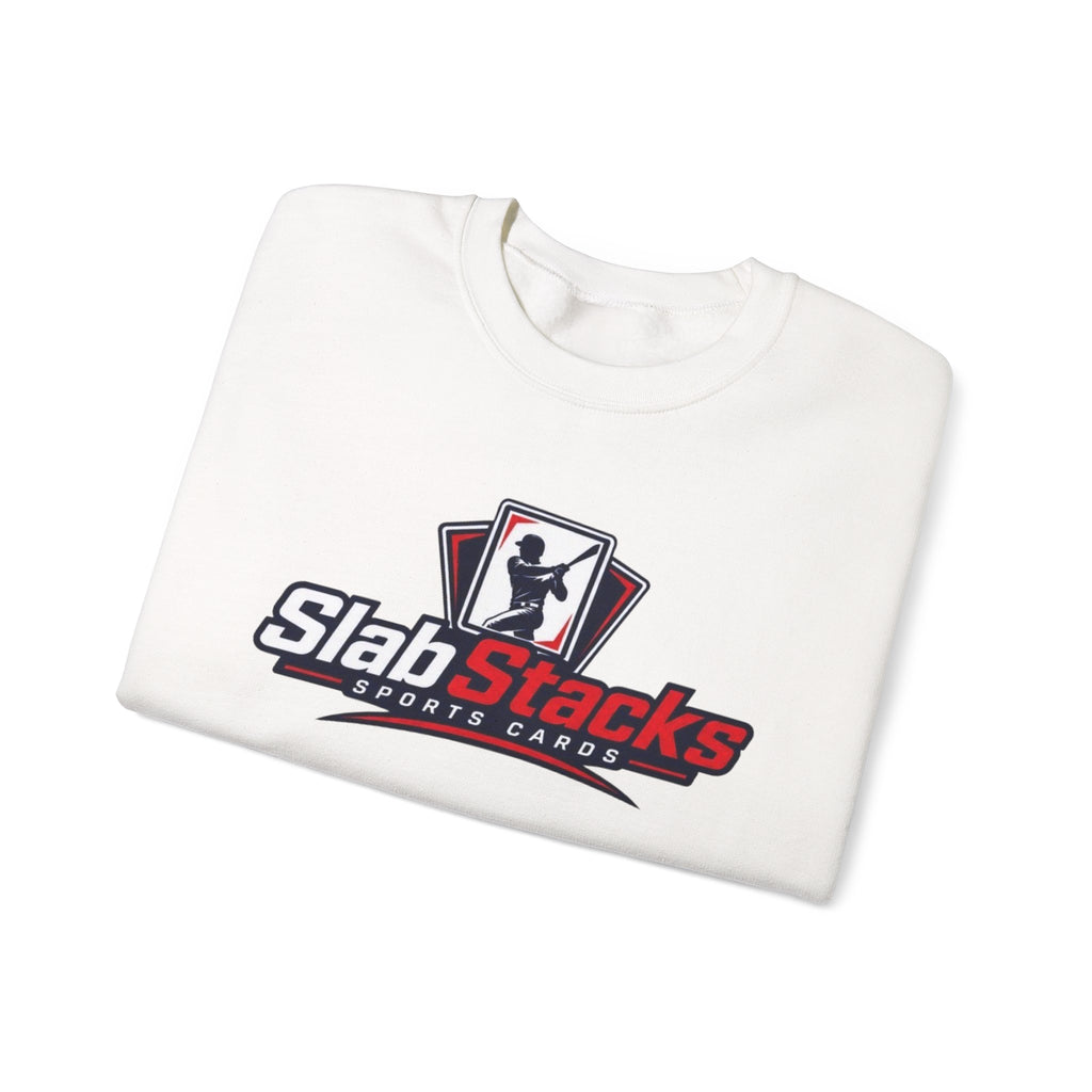 Slab Stacks Sports Cards Logo Crewneck Pullover