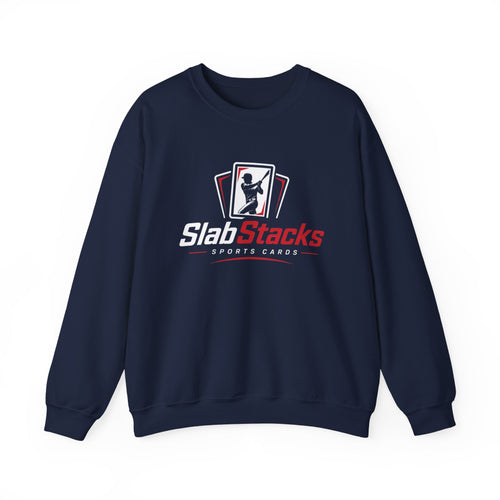 Slab Stacks Sports Cards Logo Crewneck Pullover