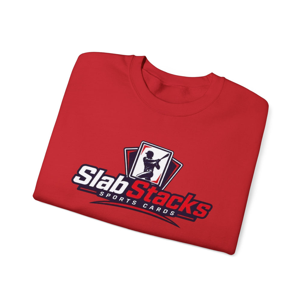 Slab Stacks Sports Cards Logo Crewneck Pullover