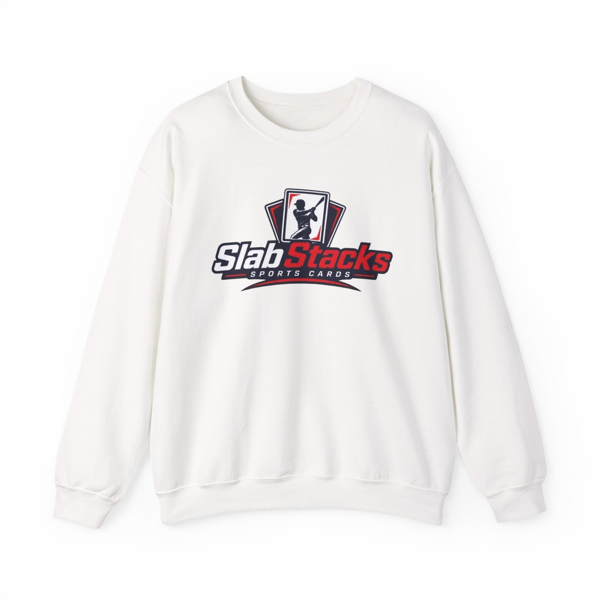 Slab Stacks Sports Cards Logo Crewneck Pullover