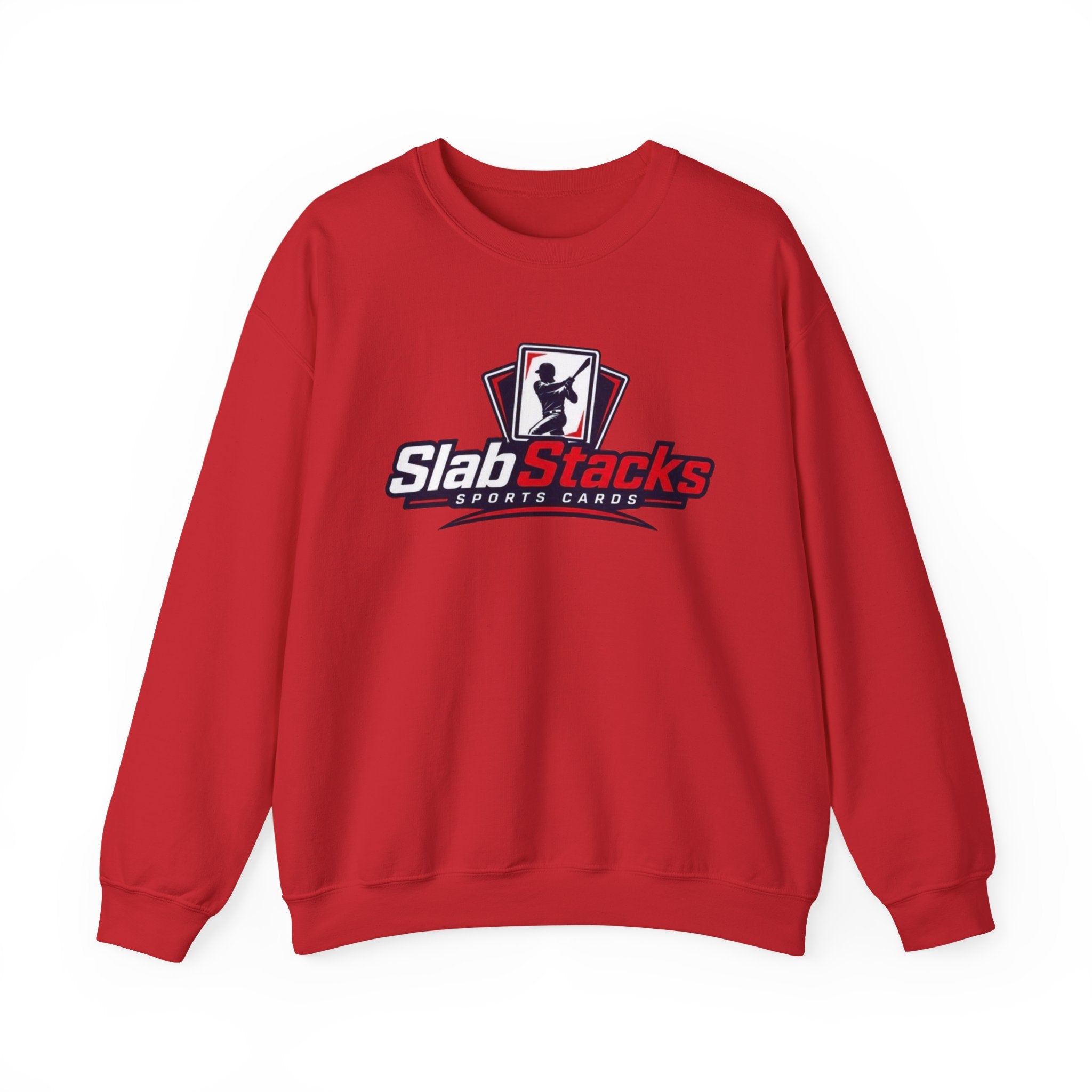 Slab Stacks Sports Cards Logo Crewneck Pullover