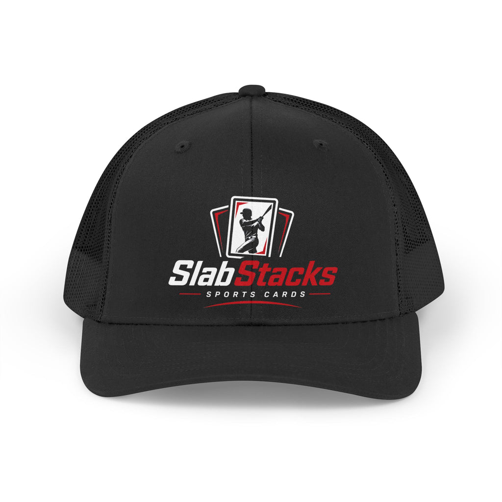 SlabStacks Sports Cards Trucker Hat | Retro Logo Mesh Cap
